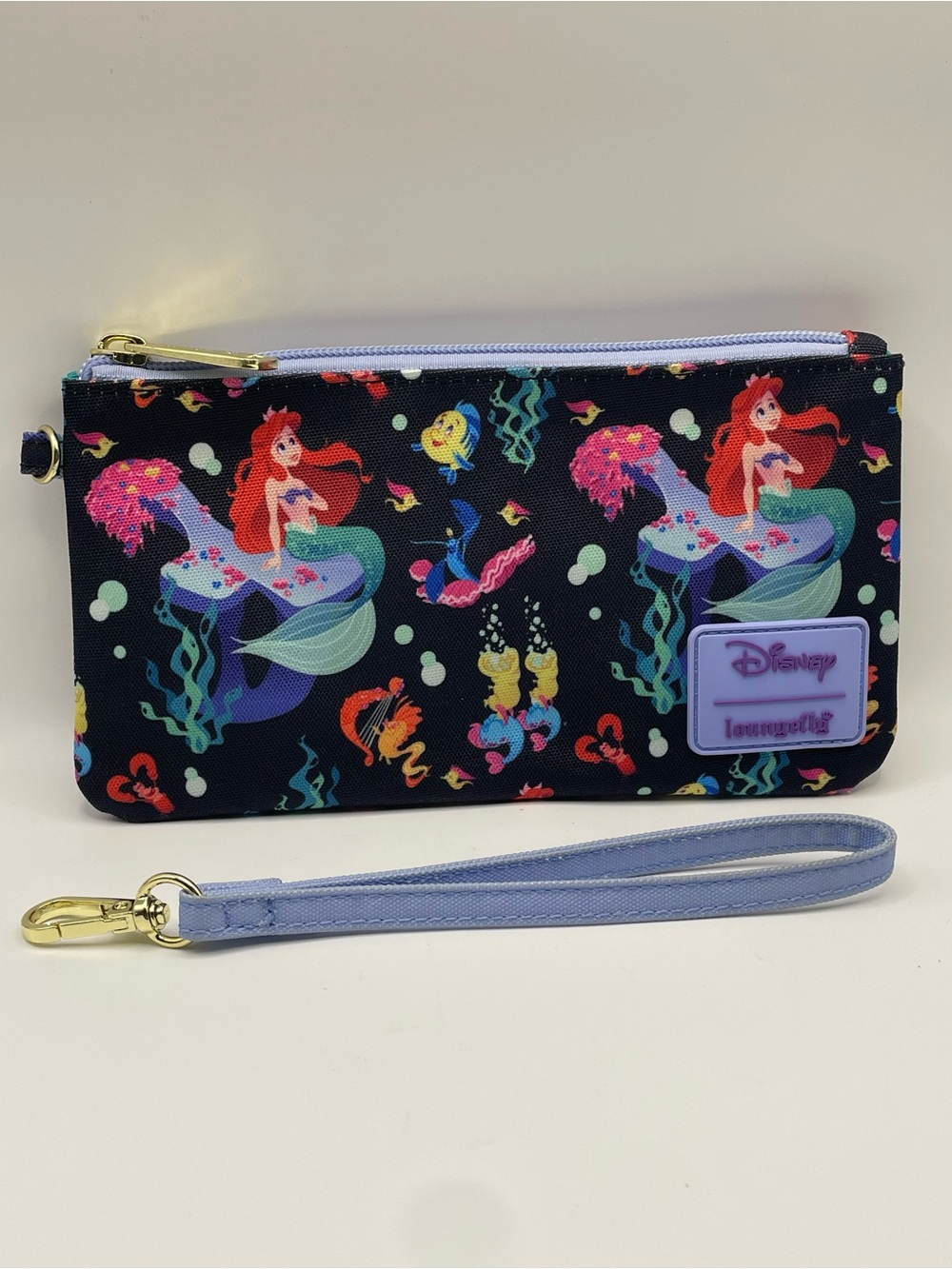 Loungefly Disney Little Mermaid 35th Anniversary Life is The Bubbles Wristlet